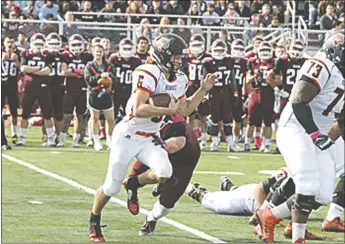  ?? Photograph submitted ?? Former Blackhawk Dayton Winn was named the Southern Athletic Associatio­n Football Special Teams Player of the Week last week. Winn plays for Hendrix College.