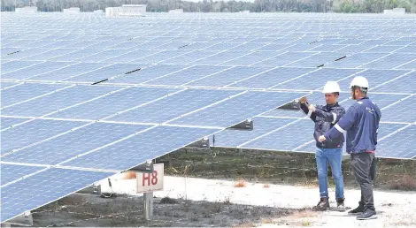  ?? — Bernama photo ?? Plus Solar is optimistic of delivering good results in its FY21 as many are turning to clean energy, especially after realising the saving benefits of solar energy amid the Covid-19 pandemic.