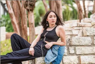  ??  ?? Actress and singer Noah Cyrus poses for a portrait during South by Southwest on March 15. Cyrus has been in the public eye pretty much her whole life.