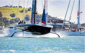  ?? RICKY WILSON/ STUFF ?? Maximising Auckland’s inner-city racing zone is the priority of regatta director Iain Murray.