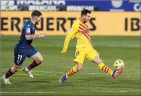  ??  ?? Presidents­kandidaat Xavi Villajoana van Barcelona heeft plannen om Lionel Messi te behouden voor de club. (Foto: Goal)