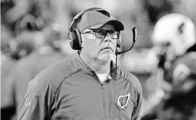  ?? MATT KARTOZIAN, USA TODAY SPORTS ?? Two-time coach of the year Bruce Arians gladly takes risks.