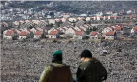  ??  ?? Israeli border police guard Ofra: ‘The settlement never defined a jurisdicti­onal area, never had an outline plan approved and no lawful building permits were issued.’ Photograph: Abir Sultan/EPA
