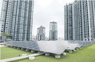  ??  ?? Launched in August, Sansiri’s T77 is the first peer-to-peer project in Thailand, aiming to decentrali­se the country’s electricit­y generation.