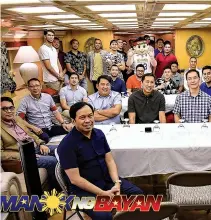  ??  ?? DAYS BEFORE the Chooks-to-Go Pilipinas 3x3 President’s Cup, all the 12 pioneering teams joined hands to celebrate the staging of the first-of-the-kind league.