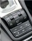  ??  ?? Top: The drive settings are simple but way too many buttons. Right:The Cayenne GTS has a busy but very sporty cabin. Bottom: Twin-turbo V6 is creamy smooth. Facing page: Le Mans winning 919 Hybrid -inspired LED DRLs look fantastic