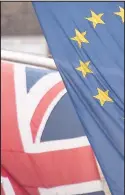  ??  ?? European Union chief Brexit negotiator Michel Barnier, right, and British Secretary of State for Exiting the European Union David Davis following the conclusion of a previous round of Brexit talks. Photo: AP