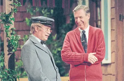  ?? LYNN JOHNSON/THE ASSOCIATED PRESS ?? Mister Rogers' Neighborho­od.