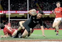  ?? RYAN BYRNE/ PHOTOSPORT.NZ ?? Left wing Rieko Ioane was the All Blacks’ best performer in 2017 in the eyes of coach Steve Hansen and the media.