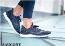  ??  ?? SAUCONY