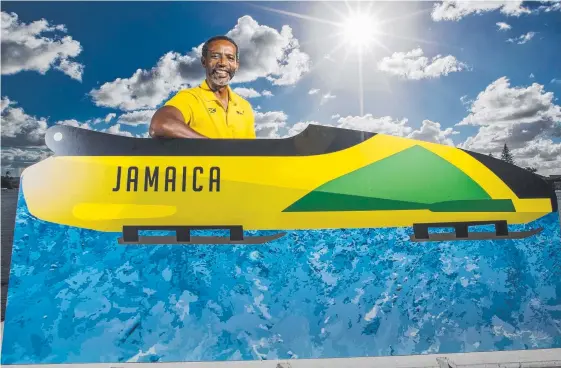  ?? Picture: JERAD WILLIAMS ?? Chris Stokes was one of the original members of the Jamaican bobsled beam and (below) a scene from Cool Runnings.