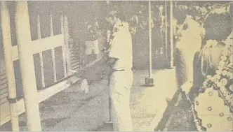  ?? Picture: FILE ?? The Australian High Commission­er, Raymond Greet, cuts the ribbon and officially
opens the new community centre at Yalavou, Nadroga.