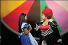  ?? SUBMITTED PHOTO ?? Real life mother and daughter, Violet and Eileen Wiley, play the roles of Alice and The Queen of Hearts in “Alice In Wonderland” at The Media Theatre this summer.