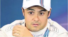  ?? FOTO: DPA ?? Ist die entscheide­nde Figur im Mercedes-Personal-Puzzle: Felipe Massa, bisher Williams und offenbar bald wieder Williams.