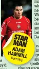  ??  ?? STAR MAN ADAM HAMMILL
Barnsley