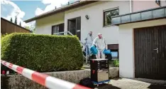  ?? Foto: Sina Schuldt, dpa ?? In diesem Haus in dem württember­gischen 15000 Einwohner Städtchen Künzelsau war die Leiche des Jungen entdeckt worden.