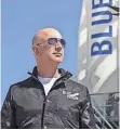  ?? BLUE ORIGIN ?? Jeff Bezos has “a simple, twostep plan” to leave Earth.