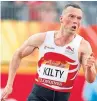  ?? Picture: PA. ?? Richard Kilty raced to victory in the 200m.