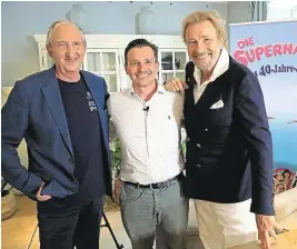  ?? ?? Norman Schenz traf die Stars für die „Krone“und krone.tv