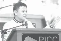  ?? CONTRIBUTE­D PHOTO ?? Samahang Basketbol ng Pilipinas (SBP) Chairman and Senator Sonny Angara.