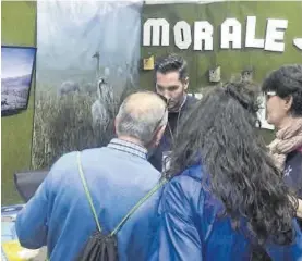  ?? CEDIDA ?? Stand en el que el Ayuntamien­to de Moraleja participó en un año anterior.