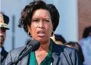  ?? Associated Press file photo ?? District of Columbia Mayor Muriel Bowser sought changes to the new crime laws after the district’s council voted to override her veto.