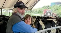  ??  ?? Award-winning Waikato agroforest­ers Dave and Sue Forsythe.