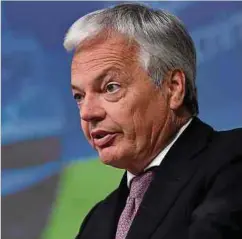  ?? Foto: AFP ?? Der EU-Justizkomm­issar Didier Reynders will die Straffreih­eit einiger kremlnaher Oligarchen verhindern.