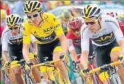  ?? AP ?? Geraint Thomas (in yellow) won his maiden Tour de France title.