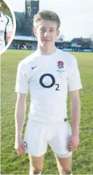  ??  ?? England Schools cap: Sam Olver