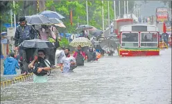  ??  ?? The city reported waterloggi­ng in new areas this year, following heavy rainfall earlier this month.