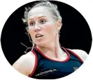  ??  ?? Laura Langman was deemed ineligible to play for New Zealand when she moved across the Tasman.