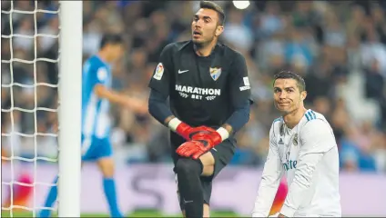  ??  ?? Cristiano se sacudió a medias sus fantasmas con el gol Acabó marcando pero antes falló un penalti y varias claras ocasiones FOTO: SIRVENT