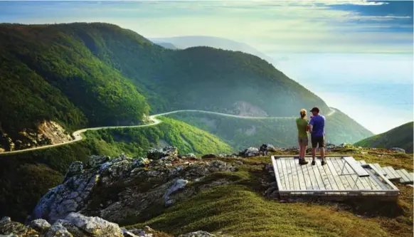  ?? NOVA SCOTIA TOURISM ?? The hiking scene in Cape Breton is among the best in North America, with luscious landscapes and splendid views. The Cabot Trail makes a fabulous drive, too.