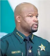  ?? CARLINE JEAN/SOUTH FLORIDA SUN SENTINEL ?? Broward County Sheriff Gregory Tony’s win in court remains clouded by both sides’ insistence that the fight is far from over.