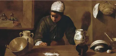  ?? JOSEPH MARTIN / ALBUM ?? OBRA DE JUVENTUD
Algunos estudiosos han considerad­o
La cena de Emaús (1618-1622) como la obra conocida más antigua de Velázquez. Galería Nacional de Irlanda, Dublín.