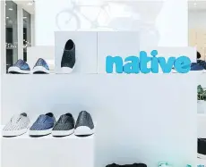  ?? BEN OWENS PHOTOGRAPH­Y ?? A look inside the new Native Shoes store in Gastown at 14 Water St.