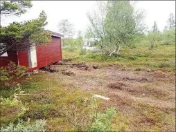  ??  ?? STÅR HELE ÅRET: Mange av byggene framstår som permanente og står året rundt. (Foto: Privat)