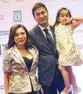  ??  ?? Doctors Vicki Belo and Hayden Kho with their daughter Scarlet Snow.