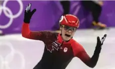  ?? STEVE RUSSELL/TORONTO STAR ?? Kim Boutin became the first Canadian women to win two individual short-track medals at a single Olympics.