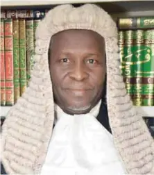  ??  ?? Hon. Ibrahim Tanko Muhammad, JSC