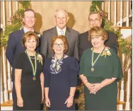  ?? Cathy Coyle / Contribute­d photo / ?? John Janco, Diane Libby, Kevin Sullivan and Tim & Susan Cook received the Paul Harris Recognitio­n by the Rotary Club of Torrington & Winsted on Nov. 20.