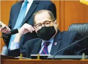  ?? AP FILE PHOTO/J. SCOTT APPLEWHITE ?? House Judiciary Committee Chairman Jerrold Nadler, D-N.Y., listens as his panel holds a markup of a bill.