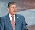  ?? ALEX BRANDON/AP ?? Democrats want a signal that Sen. Joe Manchin, D-W.Va., will support the sweeping domestic package.