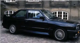  ?? FOTO: JYTTE BJERREGAAR­D/RITZAU SCANPIX ?? Kronprins Frederiks BMW M3 fra 1989.