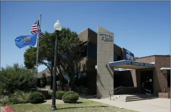  ?? SUE OGROCKI — THE ASSOCIATED PRESS ?? This photo shows An Epic Charter Schools office in Oklahoma City. Oklahoma investigat­ors wrote in a court affidavit that Epic Charter Schools co-founders Ben Harris and David Chaney recruited “ghost students” who received little or no instructio­n.