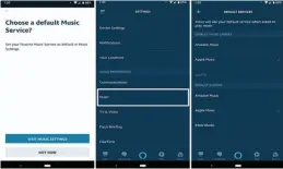  ??  ?? You can set Apple Music to be the default service on your Echo.