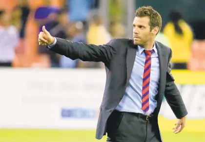  ?? GETTY IMAGES FILE ?? Head coach Ben Olsen of D.C. United, a former Virginia Cavalier, says “it’s time for new expectatio­ns.”