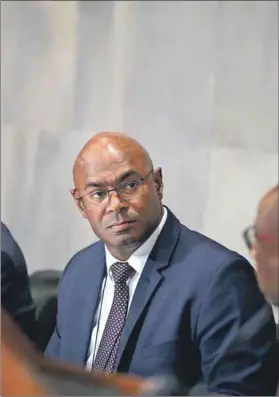  ??  ?? No hope: Kuben Naidoo, chief executive of the prudential authority, says the curator found VBS could not be resuscitat­ed. Photo: Oupa Nkosi