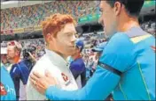  ?? REUTERS ?? Jonny Bairstow (left) received flak for the ‘friendly’ headbutt on Cameron Bancroft during the Brisbane Test. n